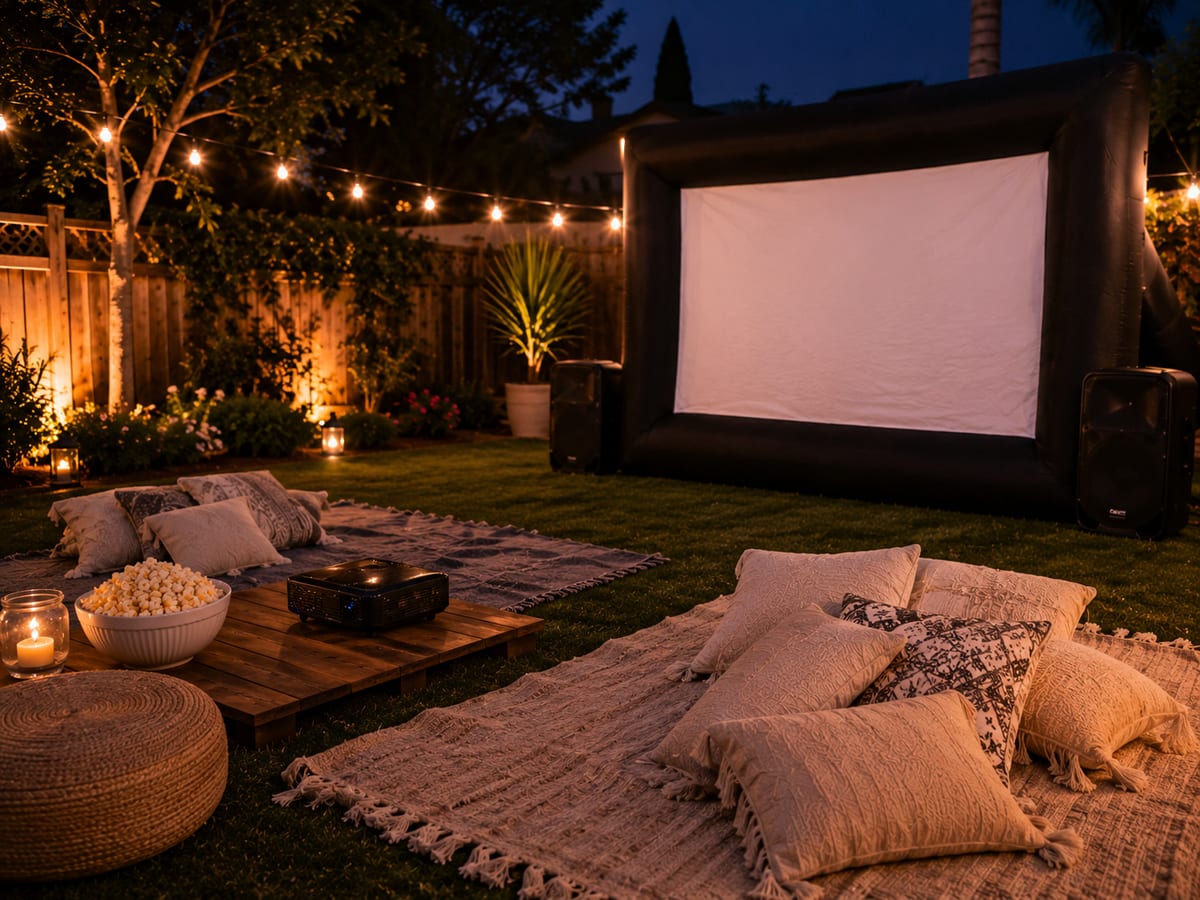 Outdoor Cinema hire — hire setup delivered for parties across Johannesburg and Sandton | Panda Party Hire Hire outdoor cinema — hire setup delivered for parties across Johannesburg and Sandton for birthday parties, school fetes and events in Johannesburg, Sandton and Randburg